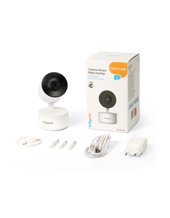 BabyOno: Rotatable camera/ Baby monitor with intercom - Full HD resolution - Night shooting & recording