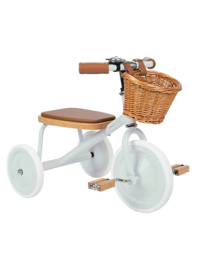 Banwood Kids Tricycle with Storage Basket for 2-6 Years Green Banwood Kids Tricycle with Storage Basket for 2-6 Years Green