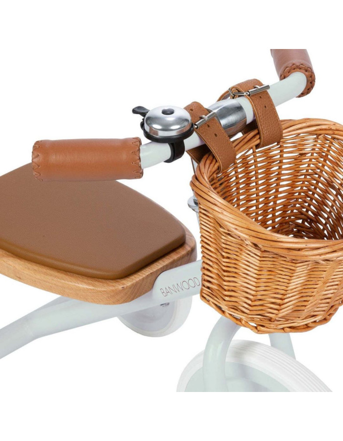 Banwood Kids Tricycle with Storage Basket for 2-6 Years Green Banwood Kids Tricycle with Storage Basket for 2-6 Years Green