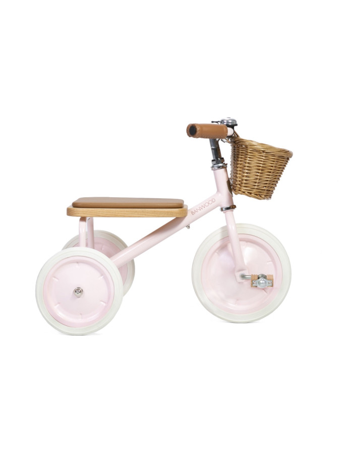 Metal and Woode Tricycle | Pink Metal and Woode Tricycle | Pink