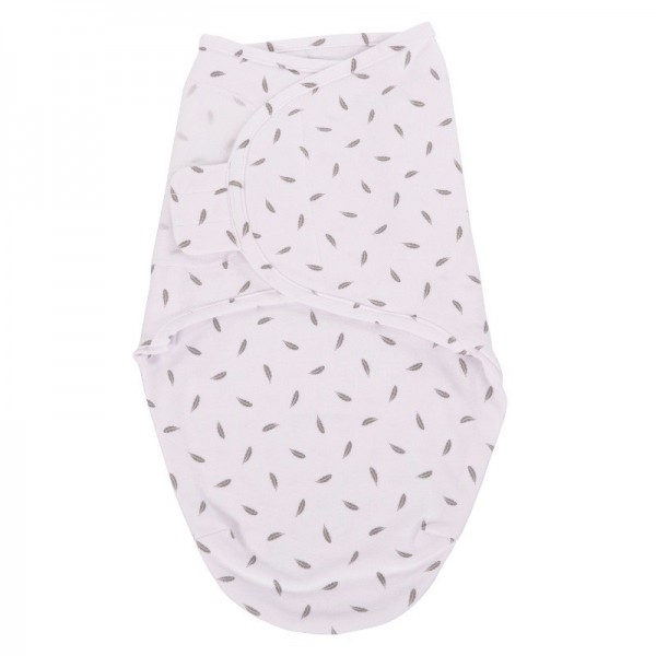 Bo Jungle: Βαμβακερή κουβέρτα φασκιώματος (0-4 μηνών) - Feathers swaddle