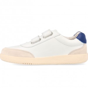 Bobux: leather Sneakers kid+ Champ Chalk-Gentian Blue