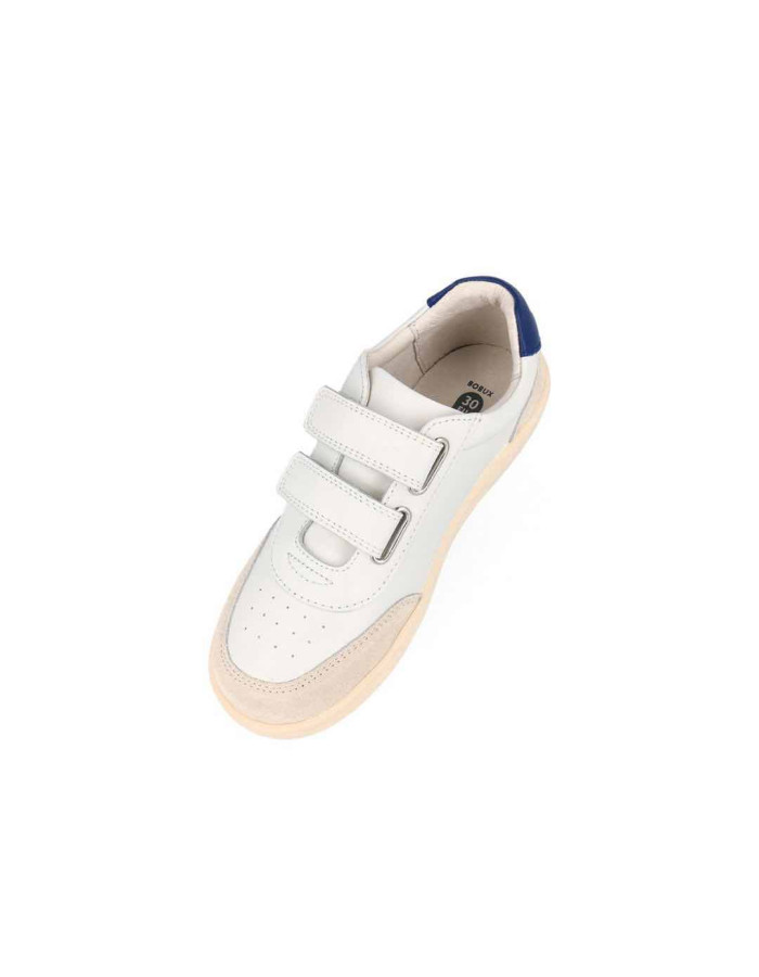 Bobux: leather Sneakers kid+ Champ Chalk-Gentian Blue