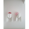 White bunny with  hat