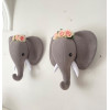 Elephant with flowers Wall Decoration