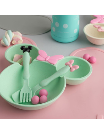 Παιδικό Σετ Φαγητού Μίνι - Minnie 3 τεμ. - mint Παιδικό Σετ Φαγητού Μίνι - Minnie 3 τεμ. - mint