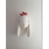 Rabbit with flowers