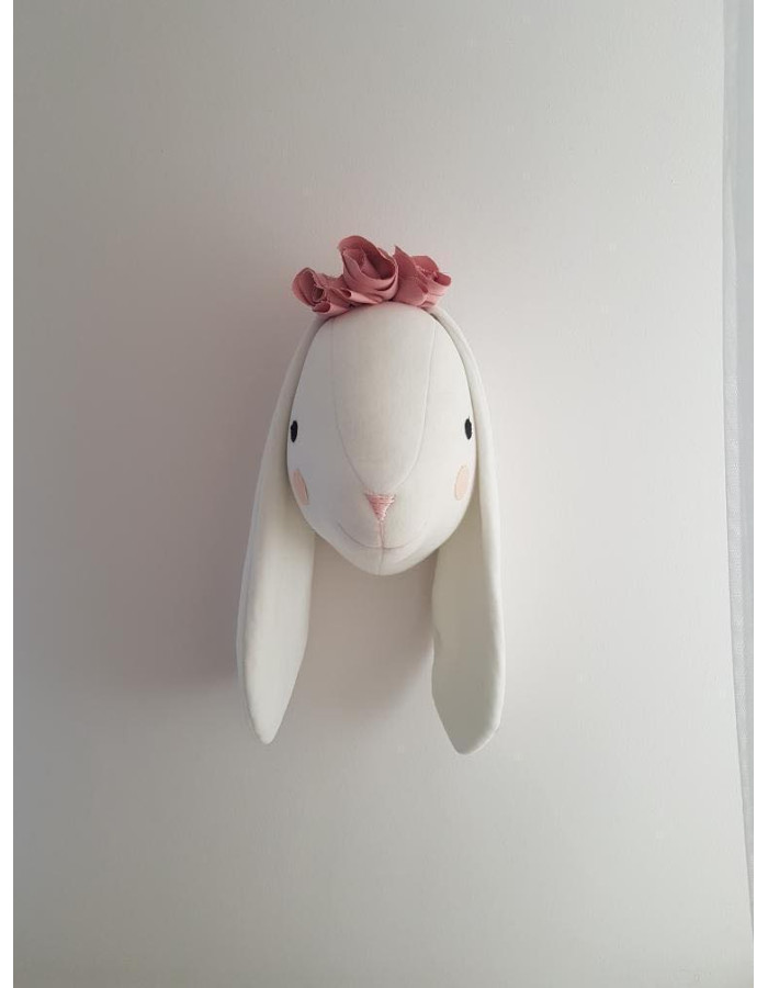 Rabbit with flowers
