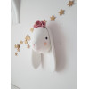 Rabbit with flowers