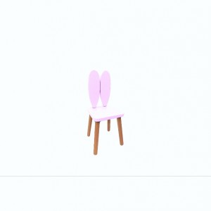 Children's set table and chairs (bunnies)