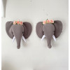 Elephant with flowers Wall Decoration