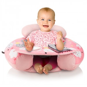 Supported Baby Seating Cushion Pink