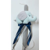 Handmade Easter candle with handmade elephant.