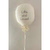 Fabric Kids Decorative Wall Hanging 35x50cm White - Little and loved