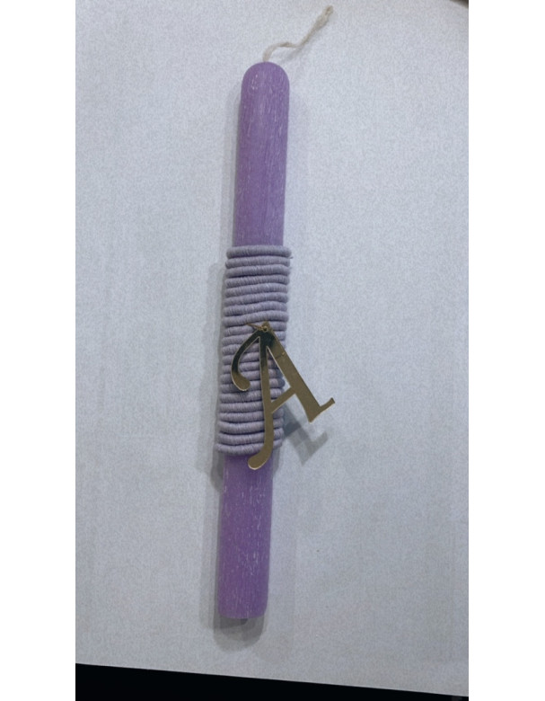 Easter Candle with monogram