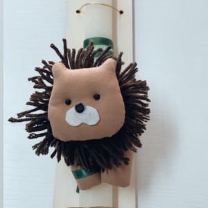 Aromatic Easter Candle with lion