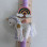 Easter Round Scented Candle - rainbow
