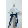 Handmade Easter candle with handmade elephant.