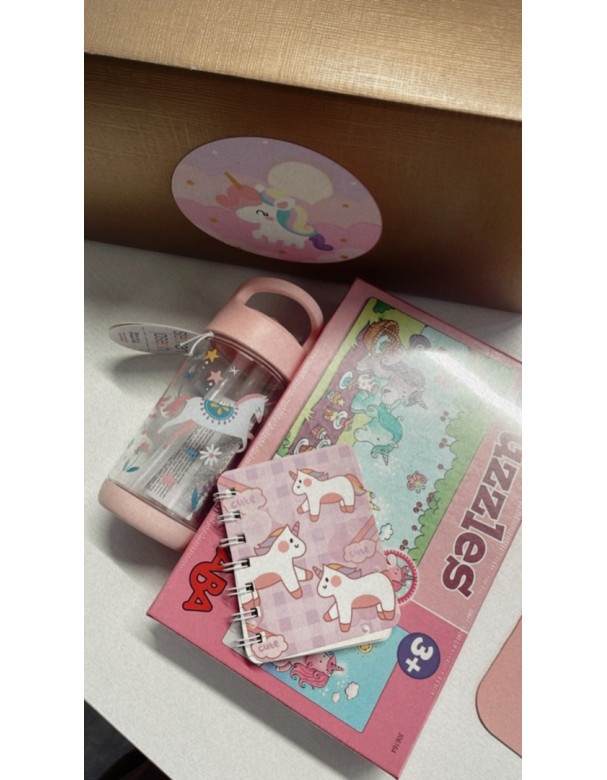 Easter gift set with candle - Unicorn Easter gift set with candle - Unicorn