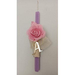 Handmade aromatic candle romantic