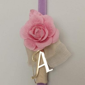 Handmade aromatic candle romantic