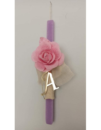 Handmade aromatic candle romantic