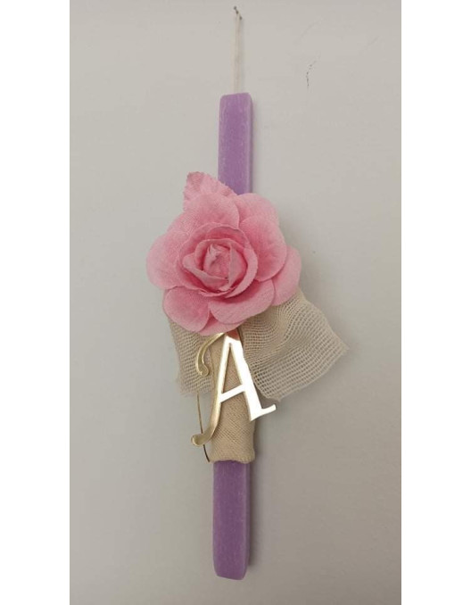 Handmade aromatic candle romantic