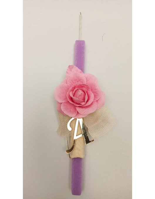 Handmade aromatic candle romantic