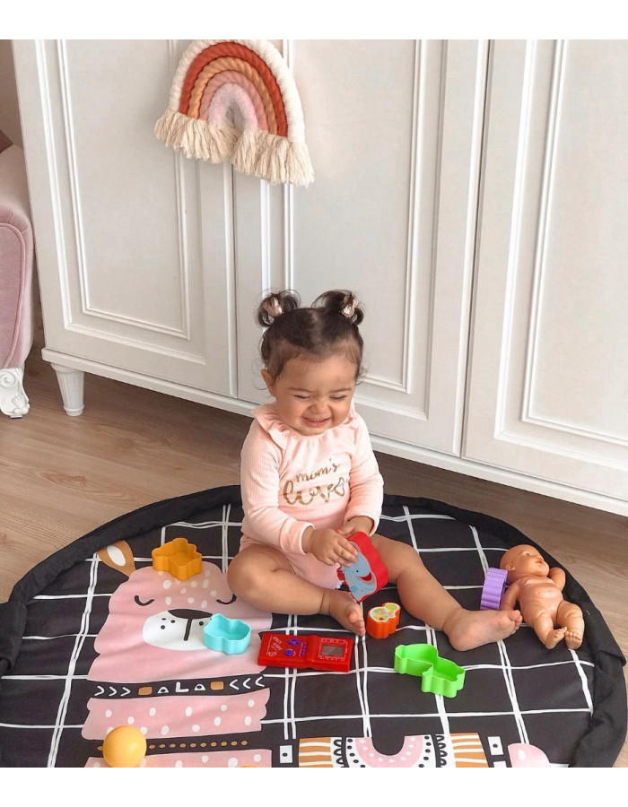 Cute Llama Play mat