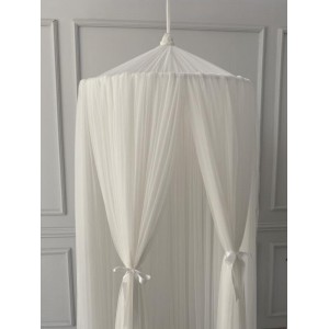 White Canopie from Tulle Εlegant ( L) White Canopie from Tulle Εlegant ( L)