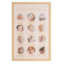 Frame of 12 photos for the first year