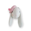 White bunny with  hat