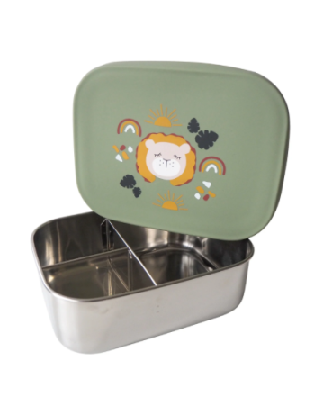 Lunch Box lion- Olive