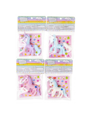 unicorn with sticker