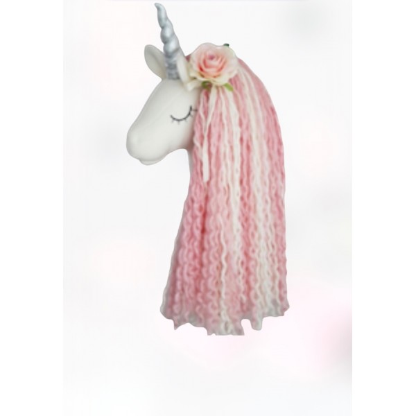 Μονόκερος Μεγάλος Διακοσμητικό Τοίχου με λουλούδι