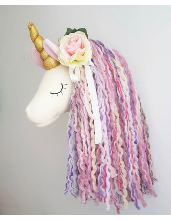 Unicorn big with Flower Wall Decoration