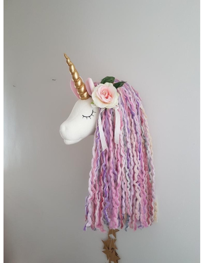 Unicorn big with Flower Wall Decoration Unicorn big with Flower Wall Decoration