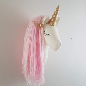 Unicorn butterfly gold