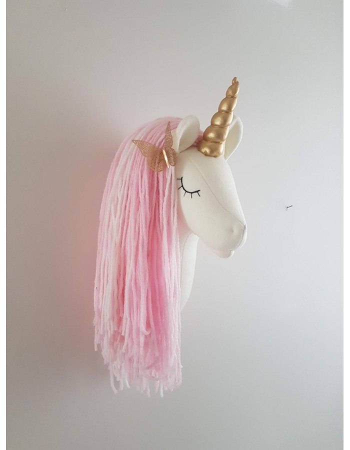 Unicorn butterfly gold