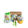 Gift set with Easter candle-Dinosaurs