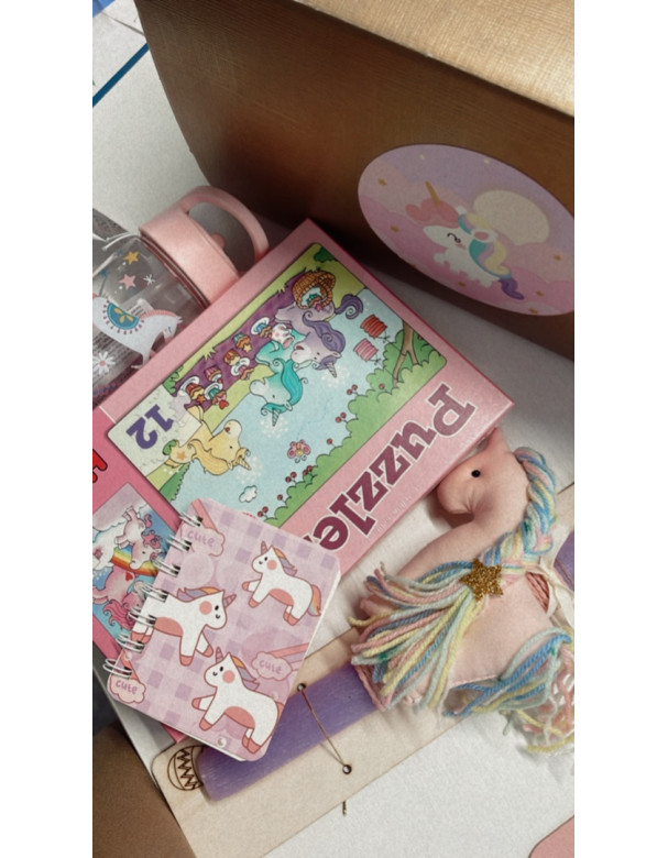 Easter gift set with candle - Unicorn Easter gift set with candle - Unicorn