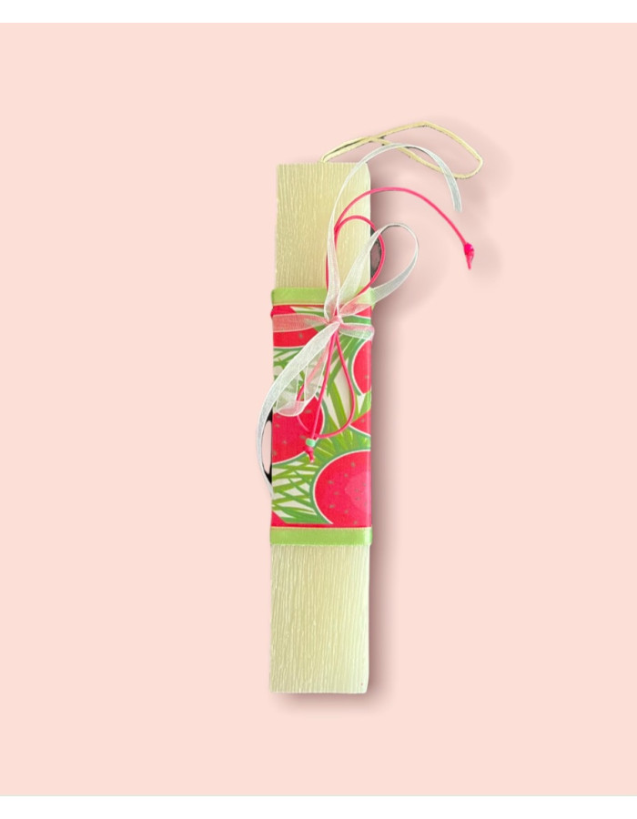 Gift set with Easter candle-Watermelon