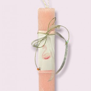 Gift set with Easter candle-Swan