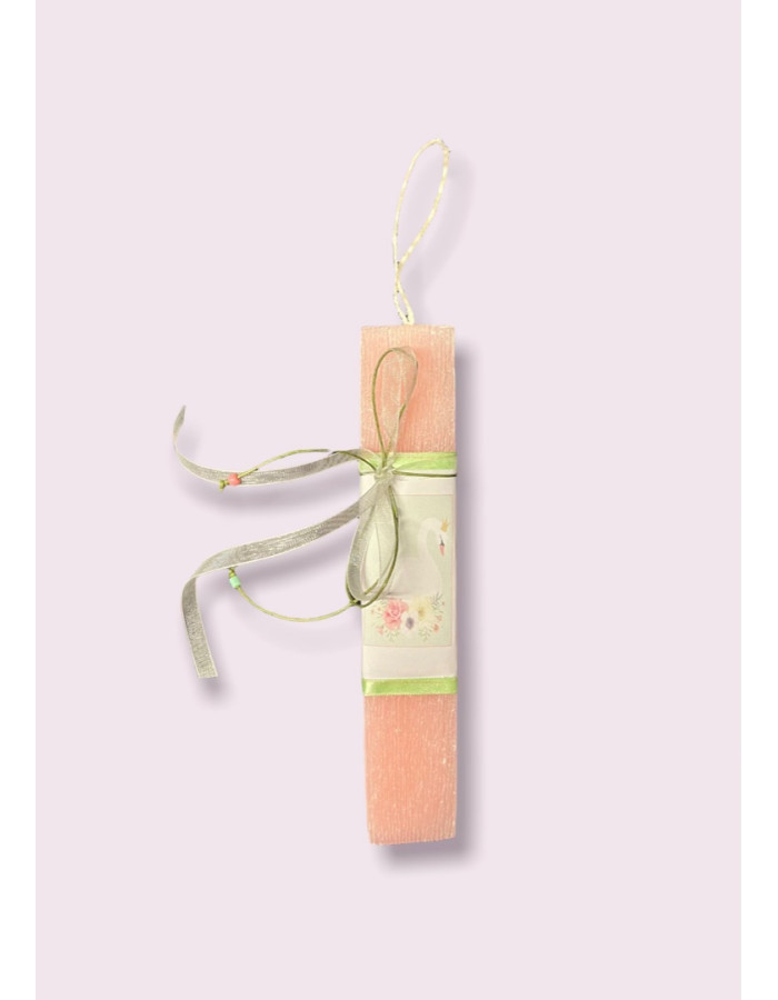 Gift set with Easter candle-Swan