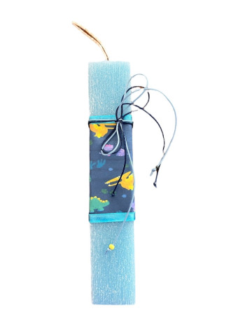 Gift set with Easter candle-Dinosaurs