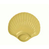 Shell plate with 2 places yellow