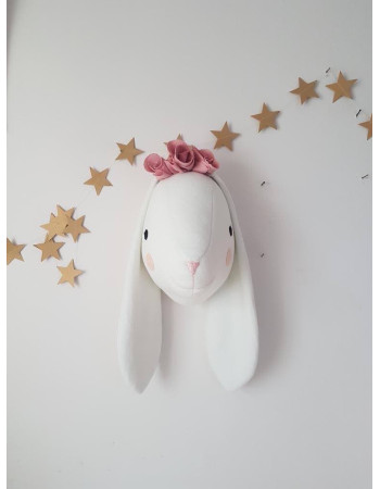 Rabbit with flowers