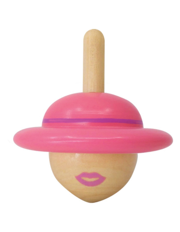 Σβουρίτσα Ξύλινη Hat The Lady 5.5 cm