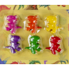 6 pieces of dinosaur crayons