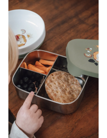 Lunch Box lion- Olive